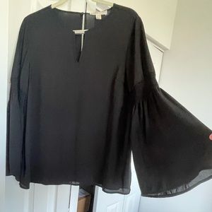 Michael Michael Kore black blouse